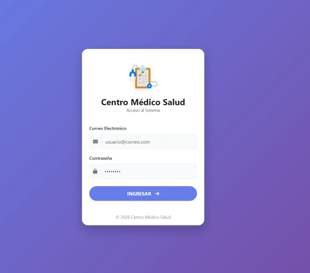 Sistema de Centro Médico