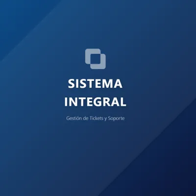 Sistema Gestión Integral de Tickets