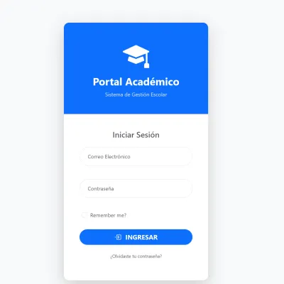 Sistema de Gestión Academia